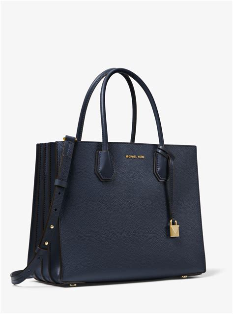 michael kors mercer large leather tote|michael kors large leather tote.